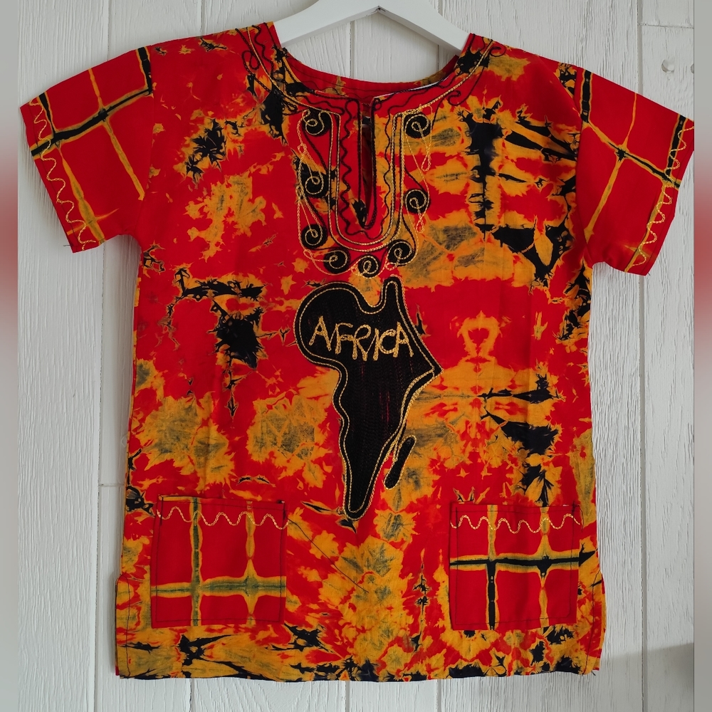 3/$20💗Boy's African Gyeromi / Dashiki Shirt